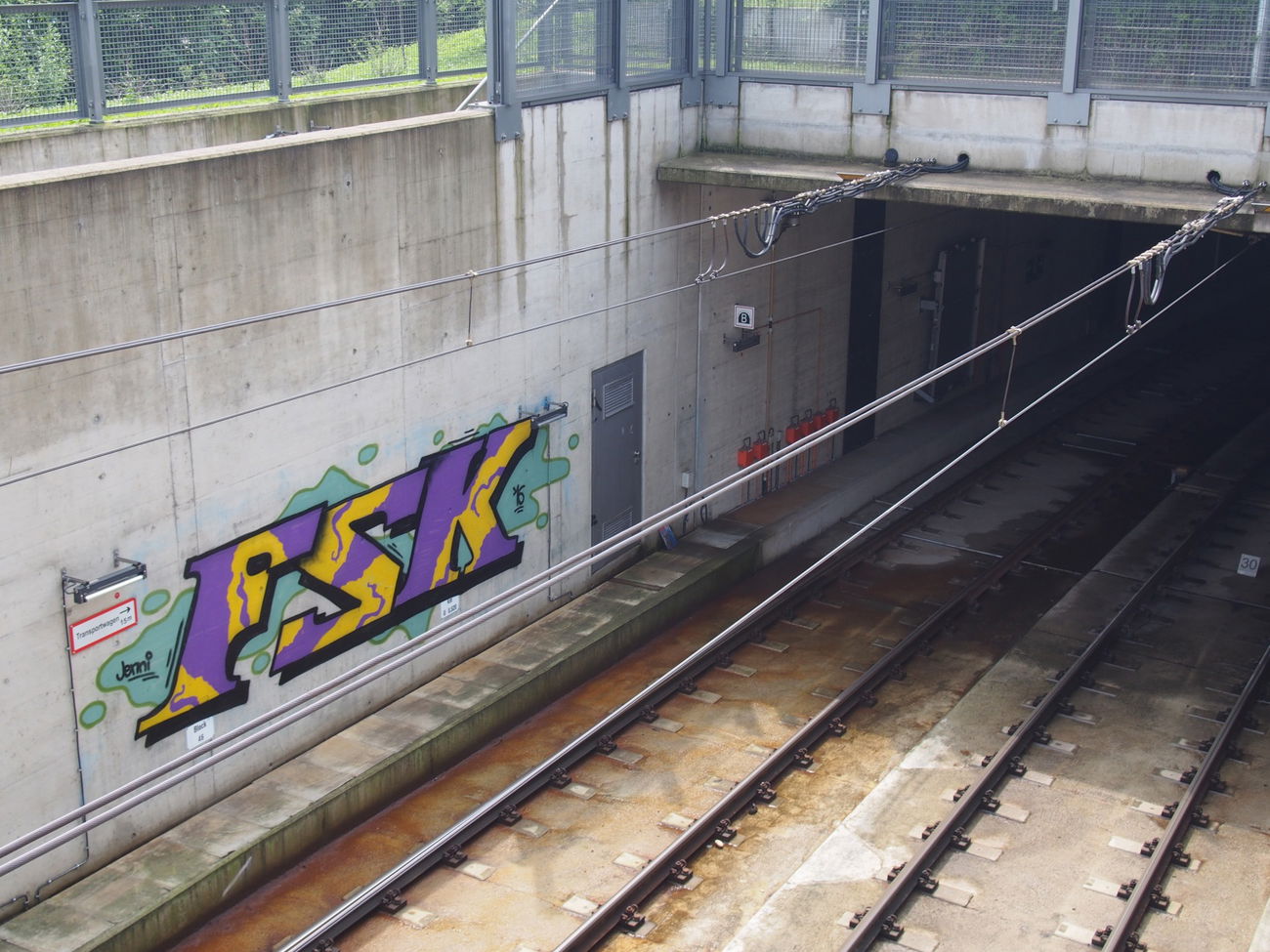 Graffiti Bombing in Köln - Photo by Ihrefeld1 - FSK