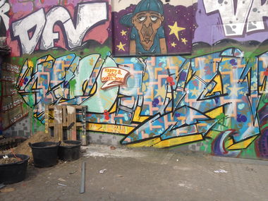 Graffiti Wall in Köln - Photo by Ihrefeld1 - Comy, NETZ (2016)