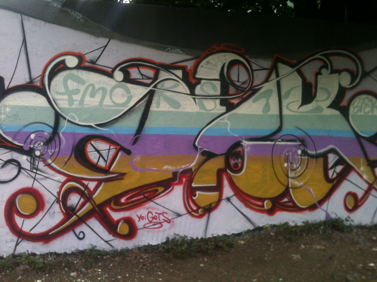 Graffiti Wall in Köln - Photo by Ihrefeld1 - Fmcks, 12 (2015)