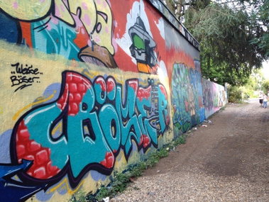 Graffiti Wall in Köln - Photo by Ihrefeld1 - Weise, Böser (2015)