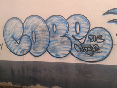 Graffiti Bombing in Köln - Photo by Ihrefeld1 - Cope (2013)