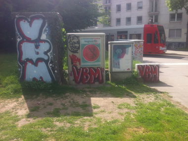 Graffiti Bombing in Köln - Photo by Ihrefeld1 - VBM