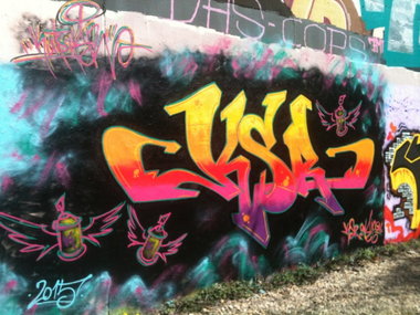 Graffiti Wall in Köln - Photo by Ihrefeld1 - Kutscher (2015)