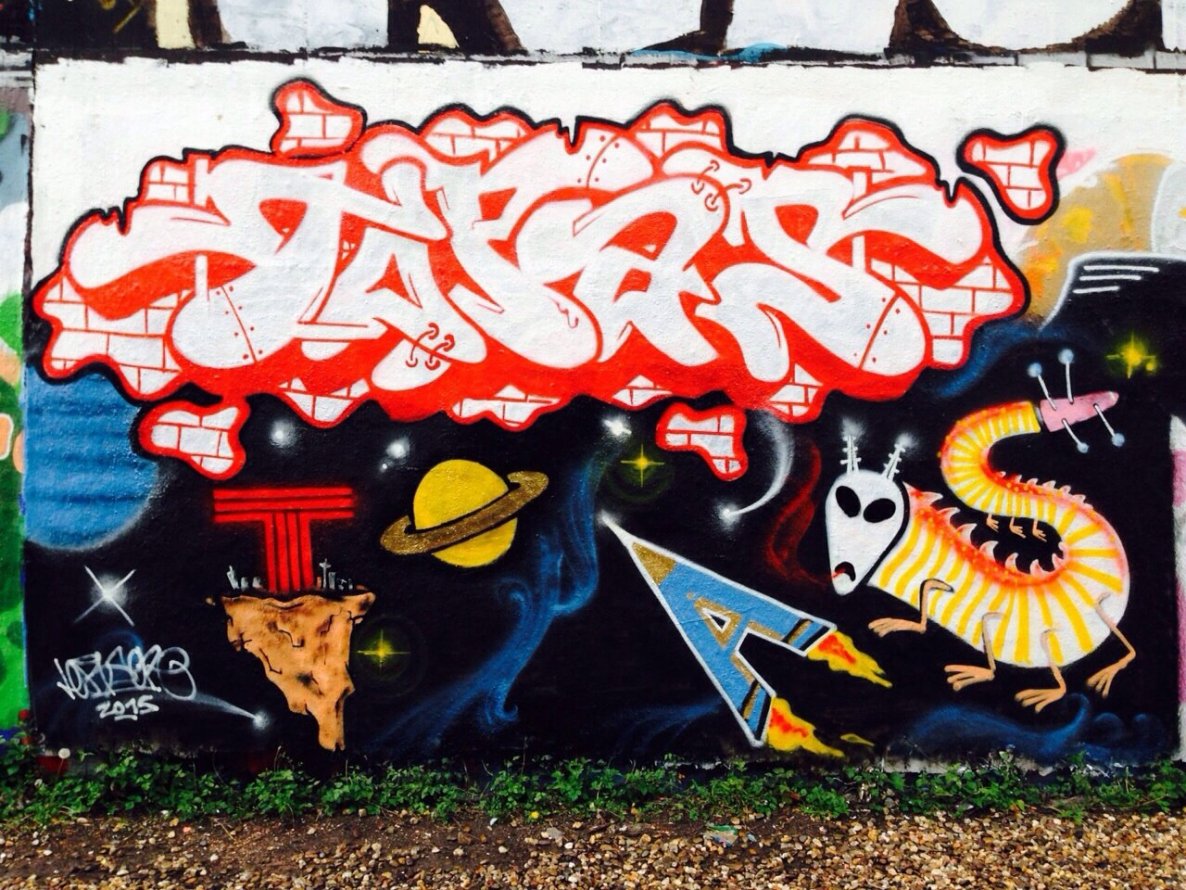 Graffiti in Köln - Photo by Ihrefeld1 - Topas (2015)
