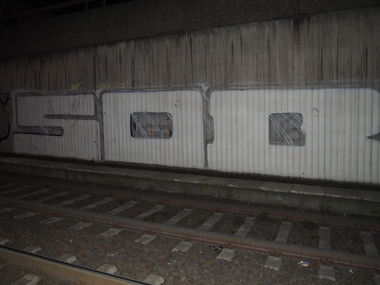 Graffiti Bombing in Köln - Photo by Ihrefeld1 - SOB