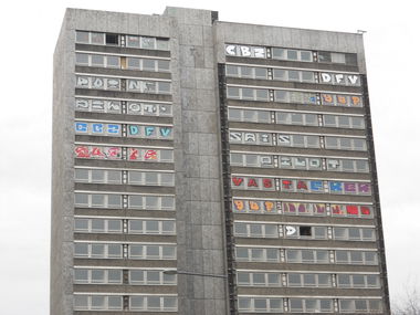 Graffiti Bombing in Köln - Photo by Ihrefeld1 - CBZ, DFV, Sufig (2015)