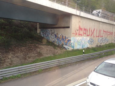 Graffiti Bombing - Photo by Ihrefeld1 - Term, Rick, CPS