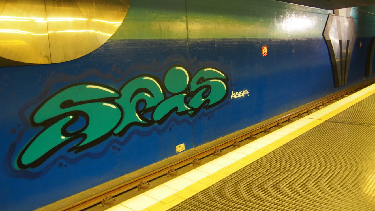 Graffiti Bombing in Köln - Photo by Ihrefeld1 - Sais (2016)