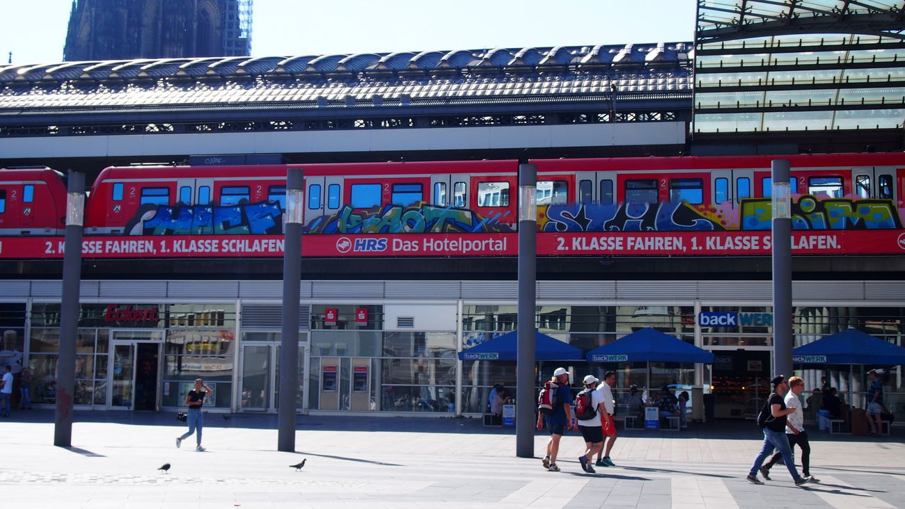 Graffiti Wall in KÖLN - Photo by Ihrefeld1 - HACF, Kaot, Stil (2016)