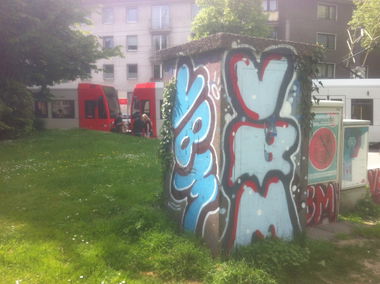 Graffiti Bombing in Köln - Photo by Ihrefeld1 - VBM