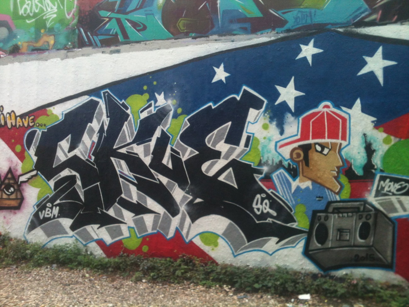 Graffiti Wall in Köln - Photo by Ihrefeld1 - Sq, VBM (2015)