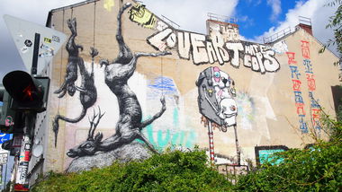 Graffiti Wall in BERLIN - Photo by Ihrefeld1 - LoveArtHateCops, Berlin, Kidz