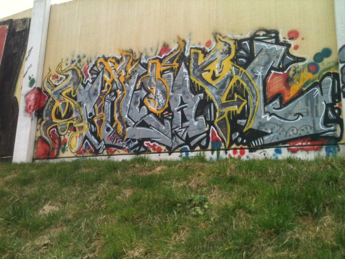 Graffiti Bombing - Photo by Ihrefeld1 - Pokal, Sifoe