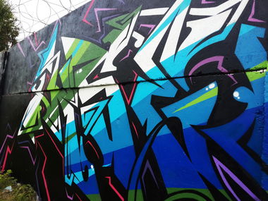 Graffiti Wall - Photo by Iksent - sketches, graffiti, iksent (2015)