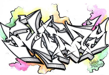 Graffiti Sketch - Photo by Iksent - Iksent, Sketch, Graffiti