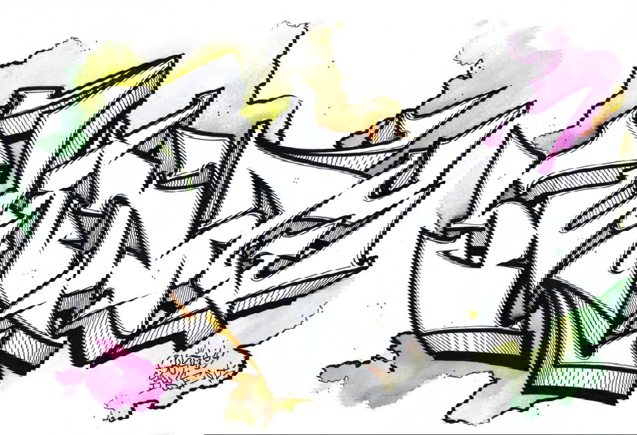 Graffiti Sketch - Photo by Iksent - Iksent, Sketch, Graffiti