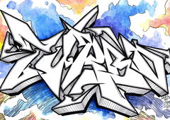 Graffiti Sketch - Photo by Iksent - Iksent, Sketch, Graffiti (2015)