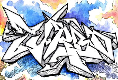 Graffiti Sketch - Photo by Iksent - Iksent, Sketch, Graffiti (2015)