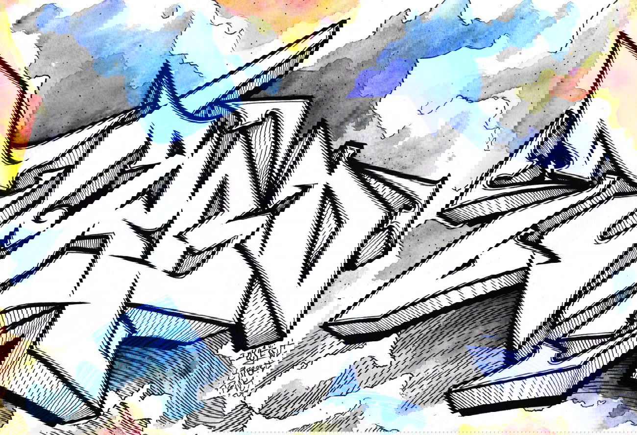 Graffiti Sketch - Photo by Iksent - Iksent, Sketch, Graffiti (2015)