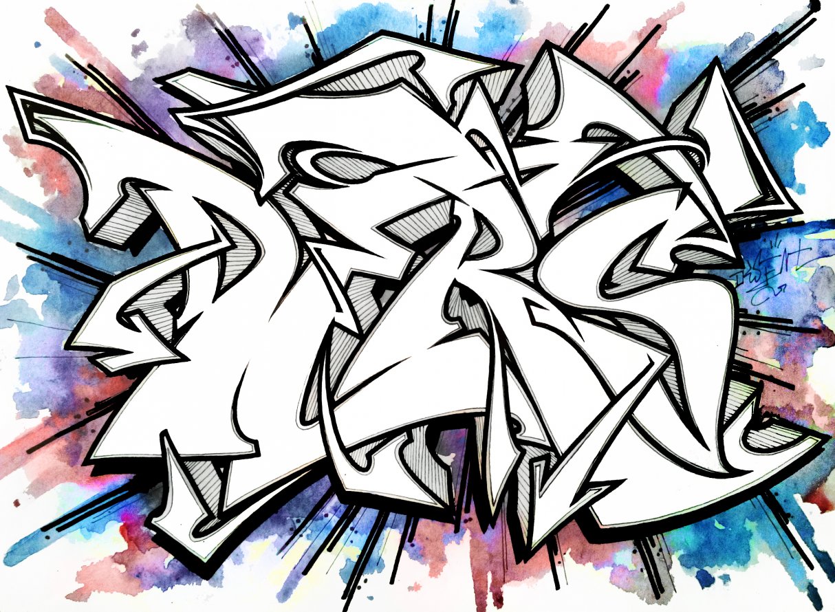 Graffiti Sketch - Photo by Iksent - Iksent, Sketch, Graffiti (2015)