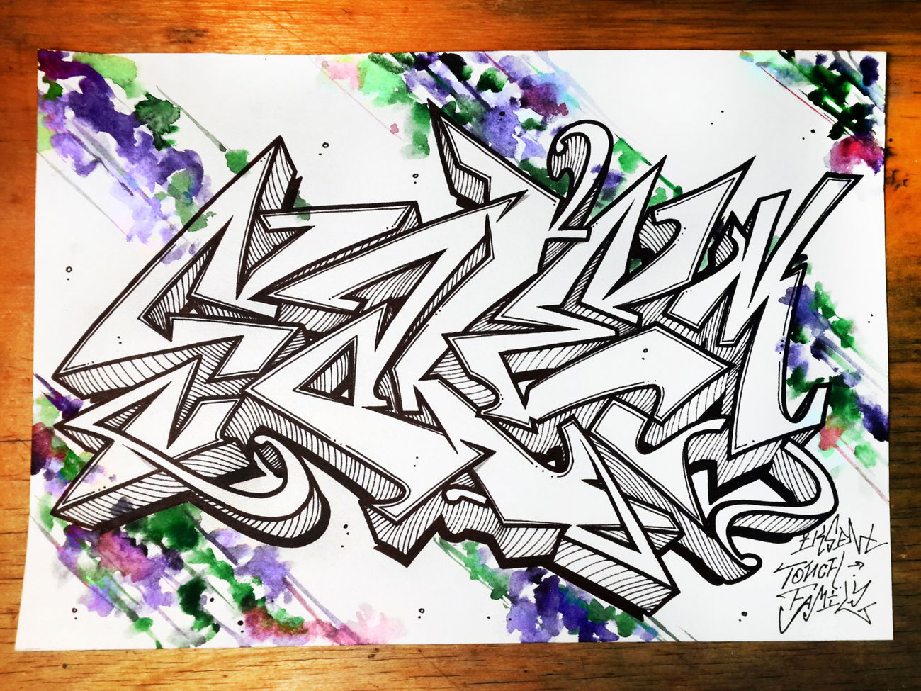 Graffiti Sketch - Photo by Iksent - sketches, graffiti, iksent (2015)
