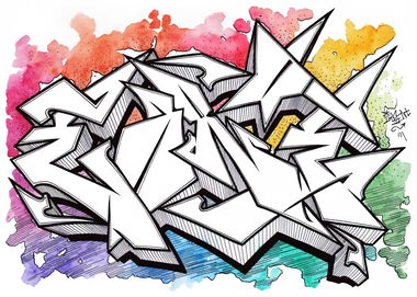 Graffiti Sketch - Photo by Iksent - Iksent, Sketch, Graffiti (2015)