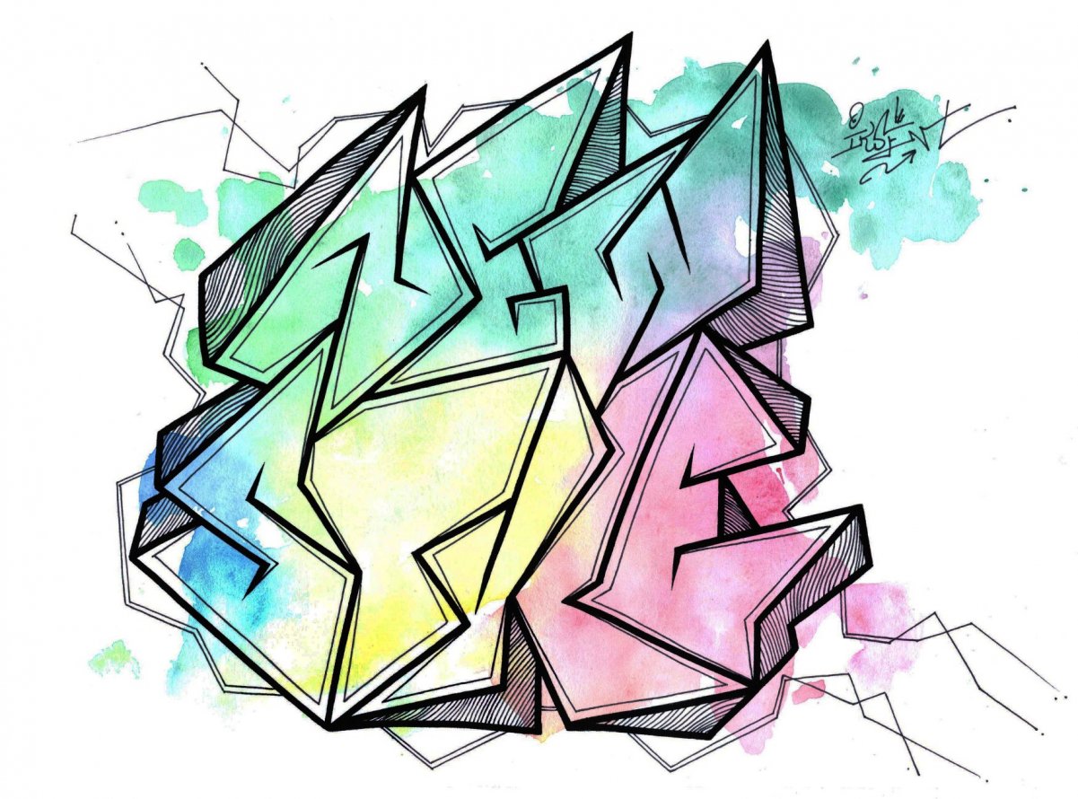 Graffiti Sketch - Photo by Iksent - Iksent, Sketch, Graffiti