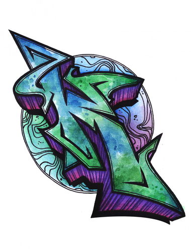 Graffiti Sketch - Photo by Iksent - sketches, graffiti, iksent (2015)