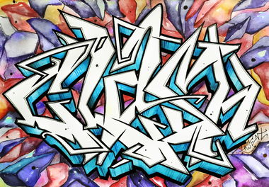 Graffiti Sketch - Photo by Iksent - sketches, graffiti, iksent (2015)