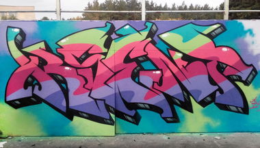 Graffiti Wall - Photo by Iksent - Iksent, Sketch, Graffiti (2014)