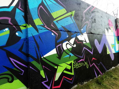 Graffiti Wall - Photo by Iksent - sketches, graffiti, iksent (2015)