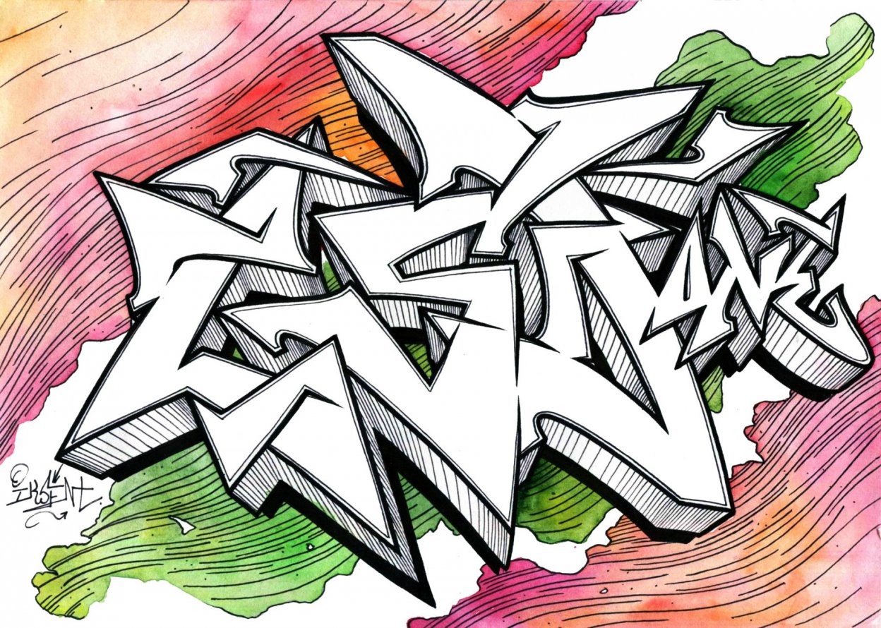 Graffiti Sketch - Photo by Iksent - Iksent, Sketch, Graffiti (2015)