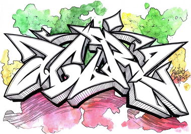 Graffiti Sketch - Photo by Iksent - Iksent, Sketch, Graffiti (2015)