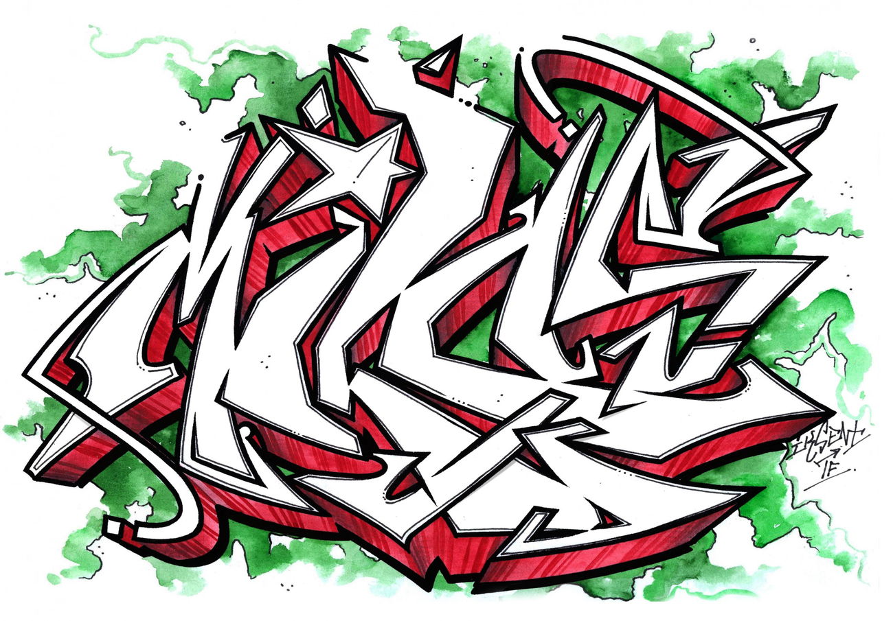 Graffiti Sketch - Photo by Iksent - sketches, graffiti, iksent (2015)