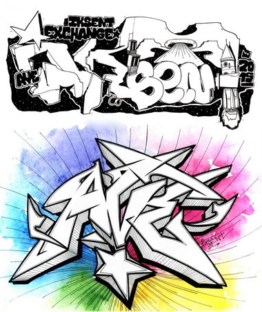 Graffiti Sketch - Photo by Iksent - sketches, graffiti, iksent
