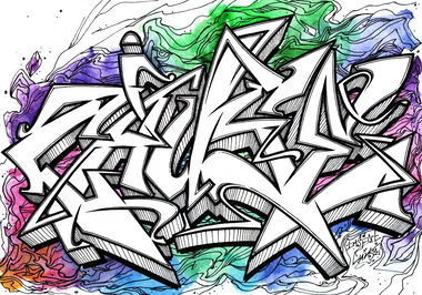 Graffiti Sketch - Photo by Iksent - sketches, graffiti, iksent (2015)