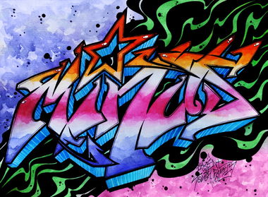 Graffiti Sketch - Photo by Iksent - sketches, graffiti, iksent (2015)