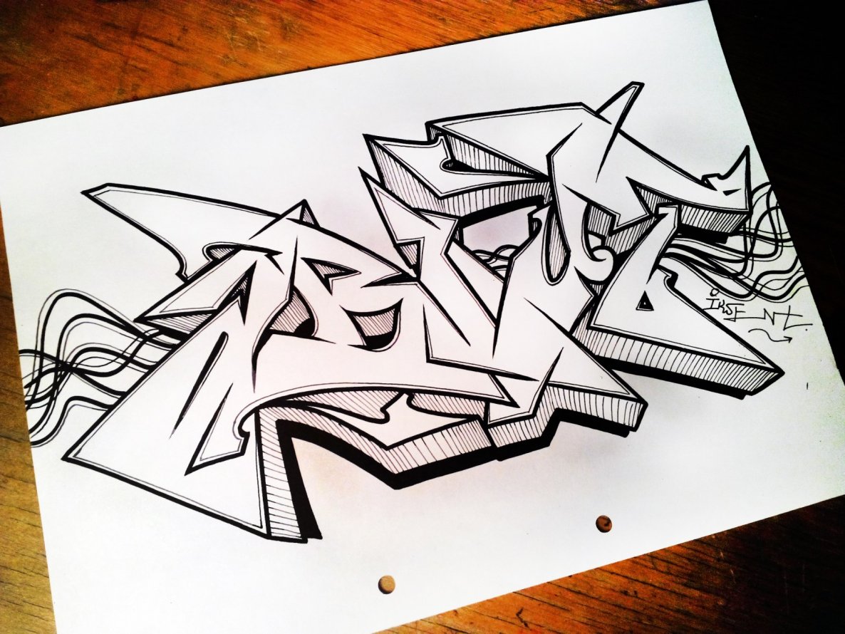 Graffiti Sketch - Photo by Iksent - Iksent, Sketch, Graffiti (2015)