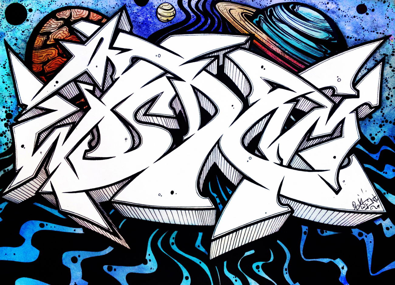 Graffiti Sketch - Photo by Iksent - sketches, graffiti, iksent