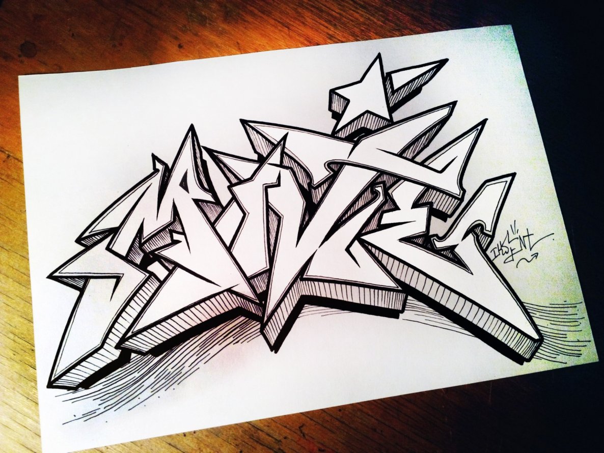 Graffiti Sketch - Photo by Iksent - Iksent, Sketch, Graffiti (2015)