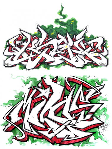 Graffiti Sketch - Photo by Iksent - sketches, graffiti, iksent (2015)