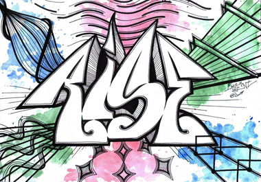 Graffiti Sketch - Photo by Iksent - Iksent, Sketch, Graffiti