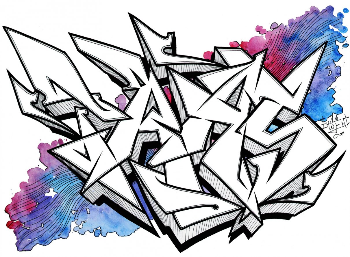 Graffiti Sketch - Photo by Iksent - Iksent, Sketch, Graffiti (2015)