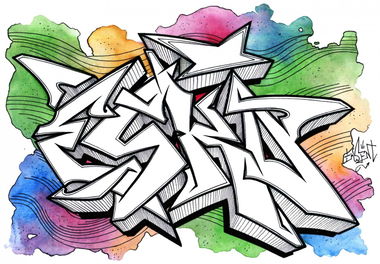Graffiti Sketch - Photo by Iksent - Iksent, Sketch, Graffiti (2015)