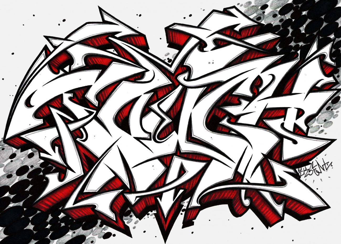 Graffiti Sketch - Photo by Iksent - sketches, graffiti, iksent