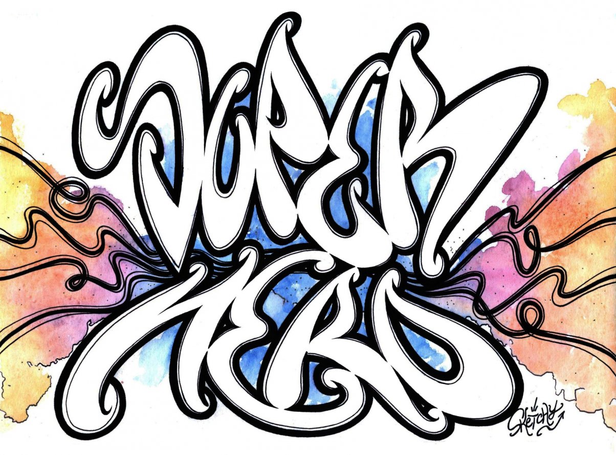 Graffiti Sketch - Photo by Iksent - Iksent, Sketch, Graffiti