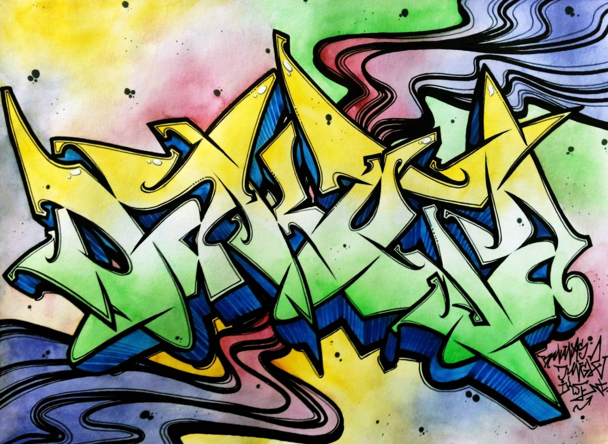 Graffiti Sketch - Photo by Iksent - Iksent, Sketch, Graffiti (2015)