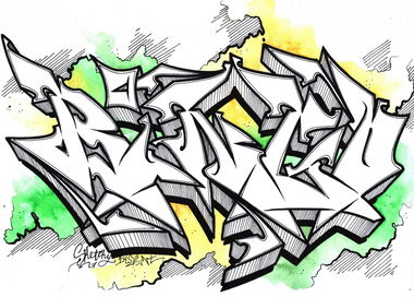 Graffiti Sketch - Photo by Iksent - Iksent, Sketch, Graffiti