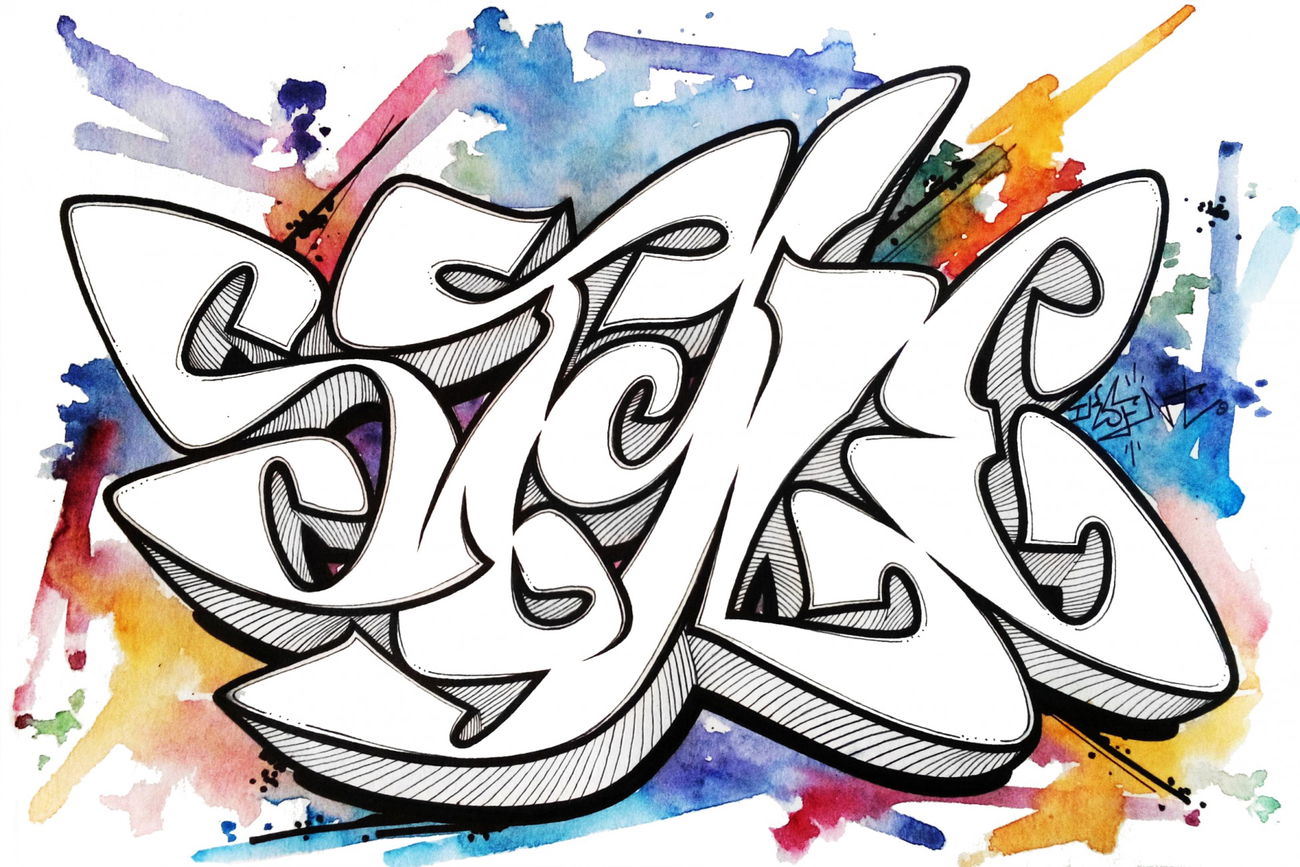Graffiti Sketch - Photo by Iksent - sketches, graffiti, iksent (2015)