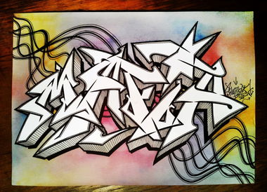 Graffiti Sketch - Photo by Iksent - Iksent., Art., Graffiti. (2015)